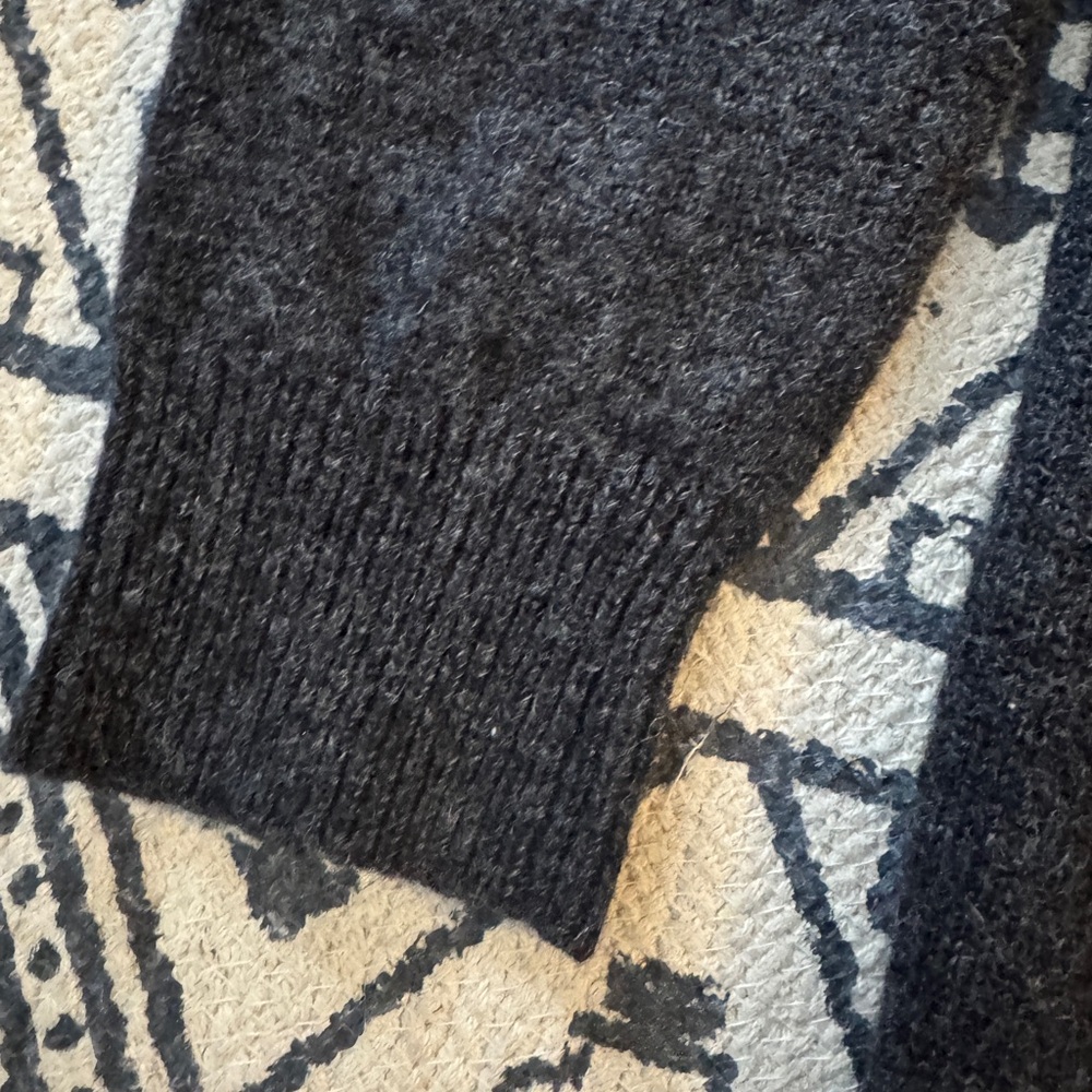 Pendleton Charcoal Cardigan Sweater Washable Wool - Picture 10 of 10